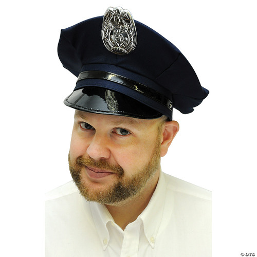 Rubies Forum Novelties Adult Cloth Policeman Hat Costume Accessory, Blue - One