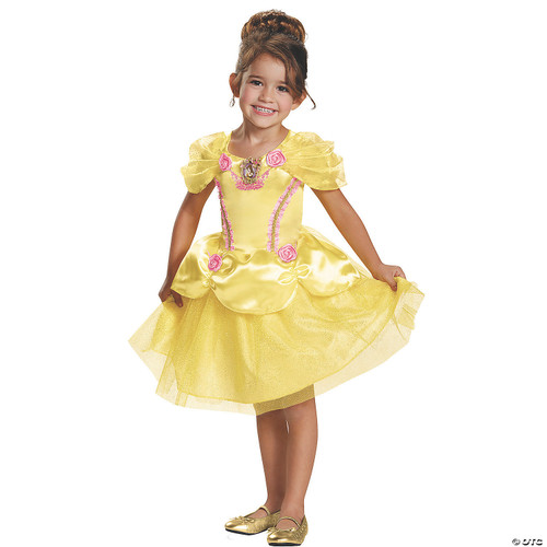 Disguise Disney Princess Belle Beauty & the Beast Toddler Girls' Costume, Large
