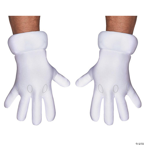 Disguise Men's Nintendo Super Mario Brothers Adult Gloves Costume Accessory,