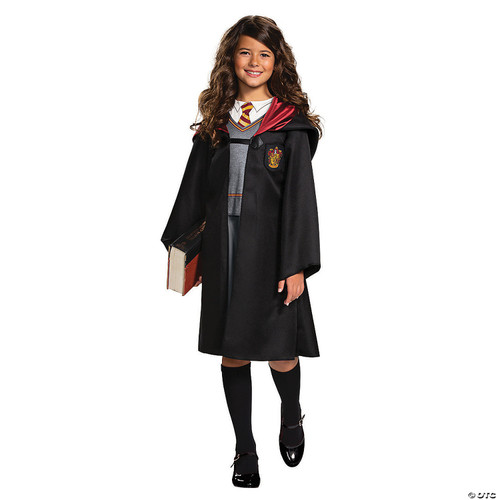 Disguise Harry Potter Hermione Granger Classic Girls Costume, Black & Red, Kids