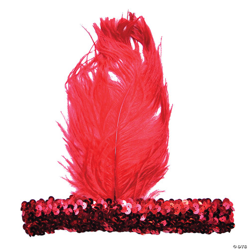 Morris Costumes Flapper Headband Red