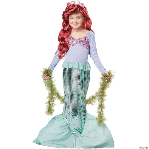 California Costumes Kid's Little Mermaid Costume (Size:X-Small 4-6)
