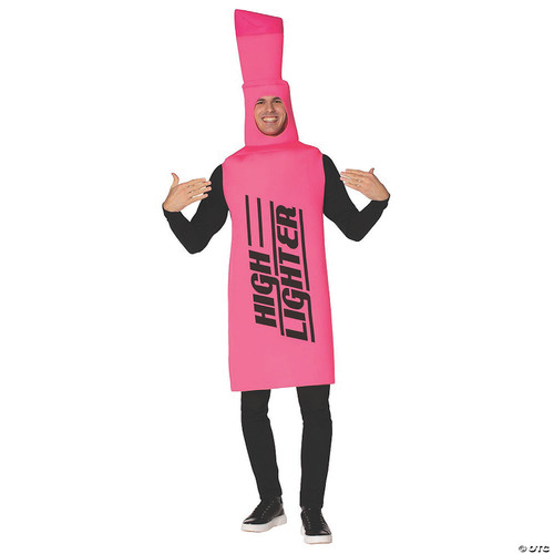 Highlighter Adult Costume - One Size Fits Most