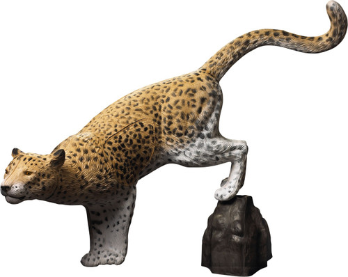 Rinehart Competition Series Leopard With Rock Archery Hunting Target - ASA
