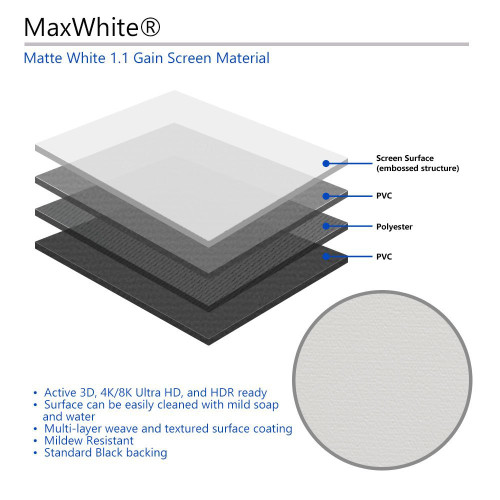 New EliteScreens Tripod 120-inch Adjustable Multi Aspect Ratio Portable Screen