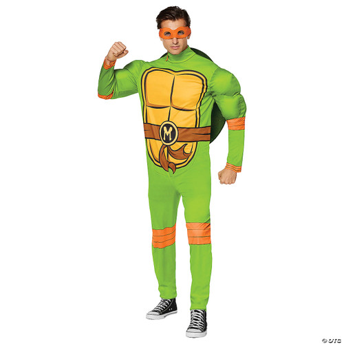 Adult Classic TMNT Michelango Costume Lg 42-44