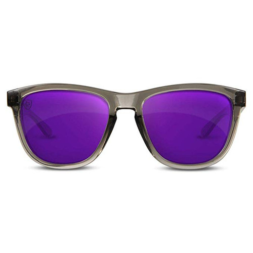 Epoch Lutzka X Skateboarding Sport Grey with Purple Mirror Lens Sunglasses