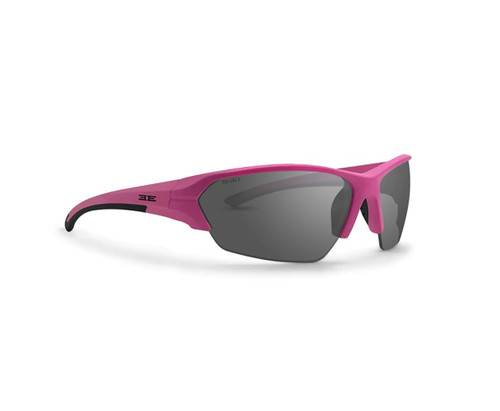 New Epoch Eyewear Wake Pink Frame Smoke Sunglasses