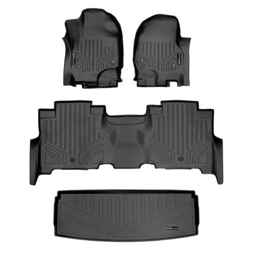 Smartliner Floor Mats Cargo Behind 3Rd Row Set Fits 18-22 Expedition/Navigator