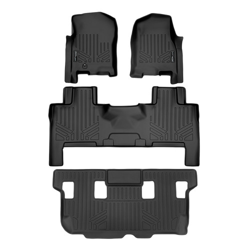 Smartliner Floor Mats 3 Row Liner Set Fits 2007-10 Expedition/Navigator