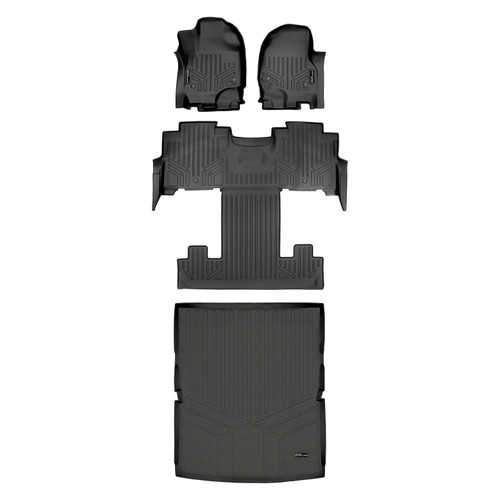 Smartliner Floor Mats And Cargo Behind 2Nd Row Set Fits 2018-22 Expedition Max