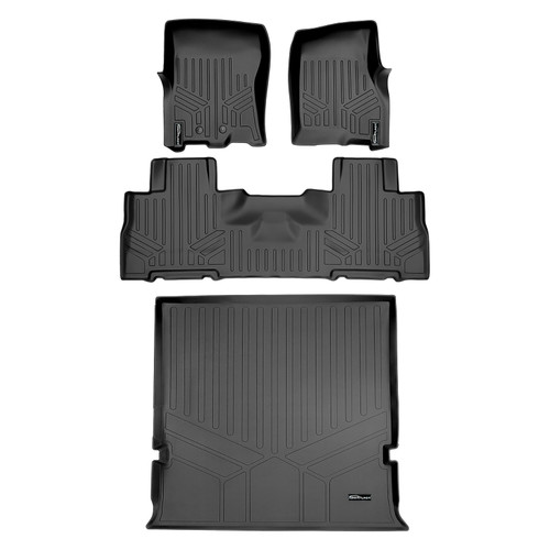 Smartliner Floor Mats - Cargo Liner Set Black Fits 11-17 Expedition/Navigator