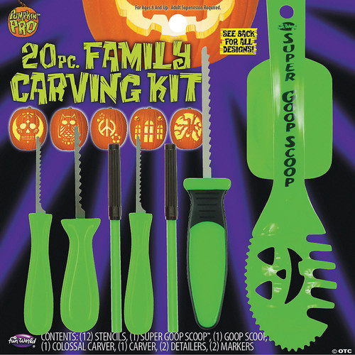 20-Piece Pumpkin Carving Set