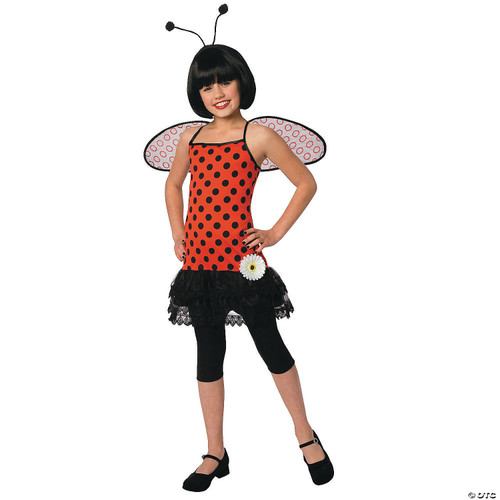 Girl's Love Bug Costume Red and Black