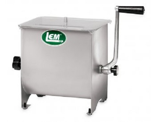 NEW LEM Products 654 Stainless Steel 20lb 11" x 8 3/4" x 11" Manual Meat Mixer NEW LEM Products 654 Stainless Steel 20lb 11" x 8 3/4" x 11" Manual Meat Mixer