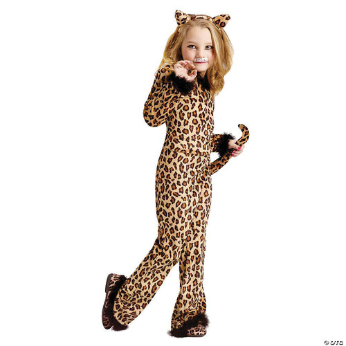 Fun World Pretty Leopard Child Costume, Multicolor, Medium