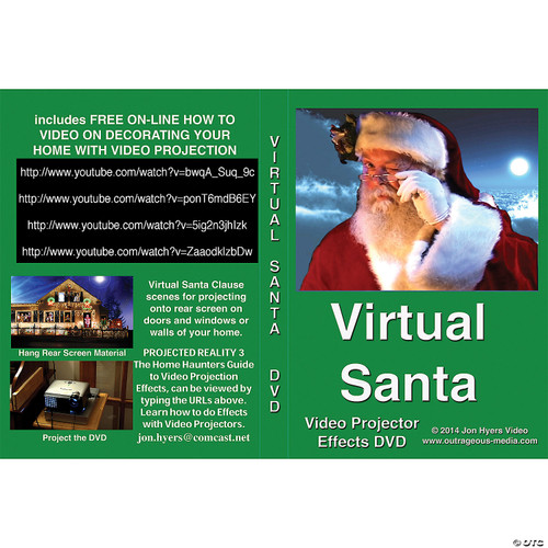 Morris Costumes Dvd Virtual Santa