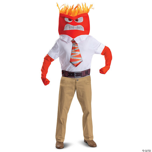 Disney Inside Out Anger Costume, Official Inside Out Halloween Costume Accessory