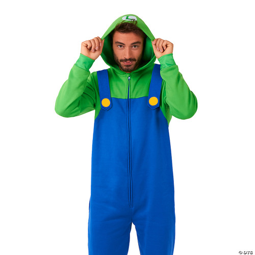 Mens Luigi Onesie Xlarge