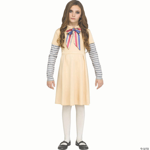Fun World Girl's AI Meg Doll Costume Dress | Horror Movie Costumes Large