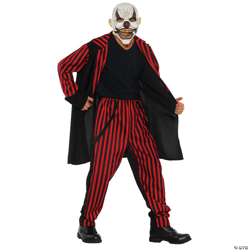 Sideshow Men's Creepy Psycho Clown Crew Costume
