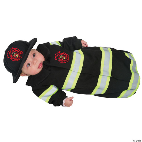 Baby's Firefighter Fireman Costume Bunting for Dress Up and Halloween - Fireman