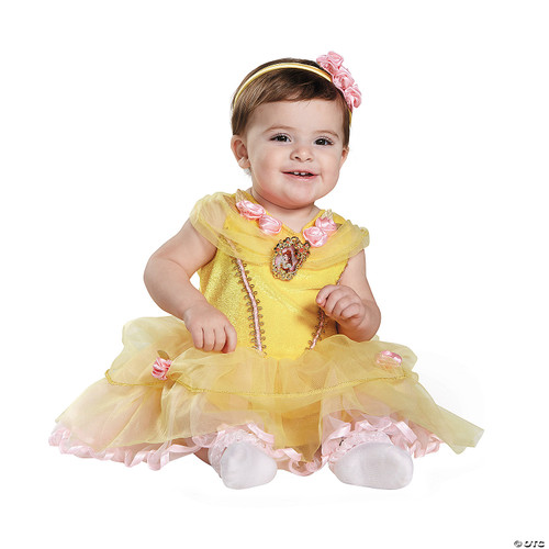 Disguise Baby Girls' Belle Infant, Yellow, (12-18 mths)