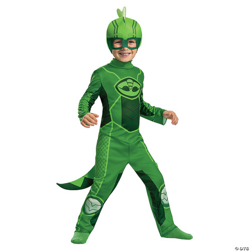 Disguise Gekko Costume for Kids, Official PJ Masks Megasuit Costume Jumpsuit and