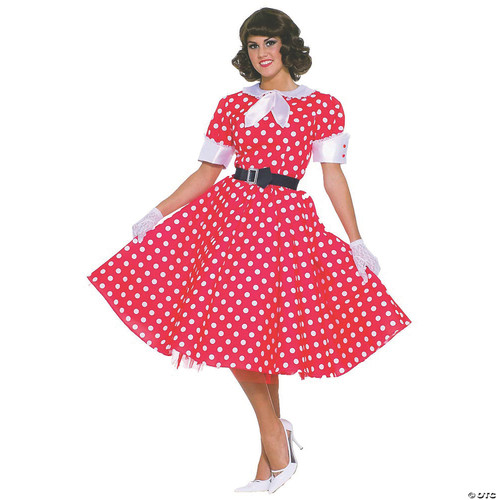 Forum Housewife Costume, Red, Standard