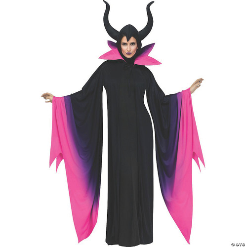 Evil Queen Robe & Horns Costume
