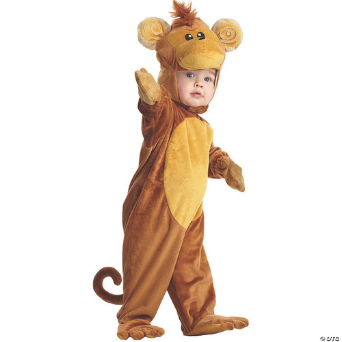 Toddler's Cute Monkey Costume for Halloween and Dress Up - Monkey