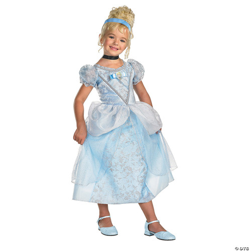 Deluxe Cinderella Child Costume - Medium - Child Size 7-8