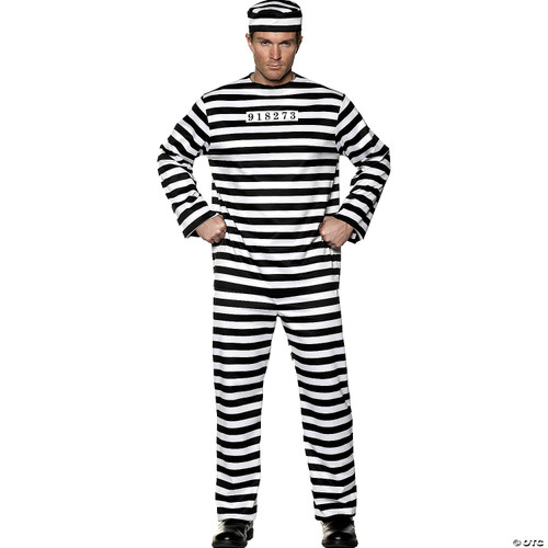 Adult Male Convict Costume