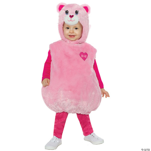 Toddler Pink Cuddles Teddy Bear Costume