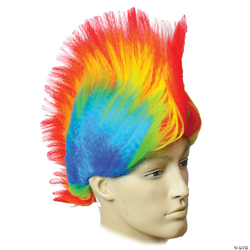 Awesome Rainbow Wig Costume - One Size Fits Most