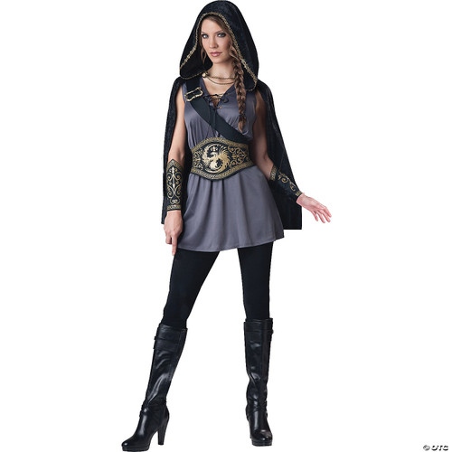 InCharacter Costumes Women's Huntress Costume, Grey/Black, X-Large