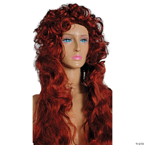 Godiva/Rapunzel Wig, Auburn, One Size
