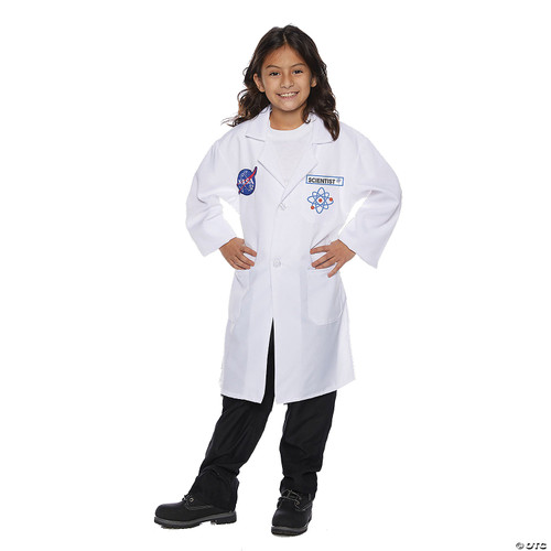 Underwraps Kid's Children's Rocket Scientist Lab Coat Costume Childrens Costume,