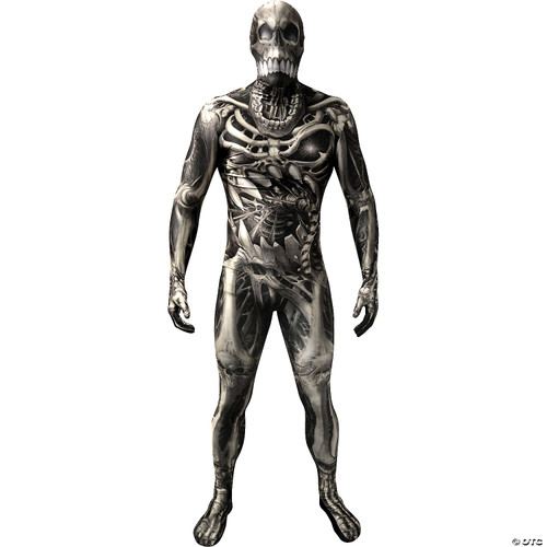 Men's Skull & Bones Morphsuit Costume