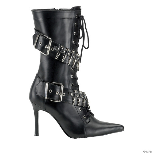 Funtasma by Pleaser Women's Halloween Militant-128,Black,9 M