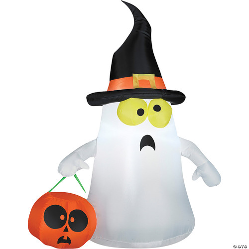 Gemmy 63975X EMW9267923 Inflatable Ghost, Standard, White
