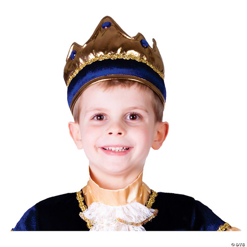 Dress Up America Kings Crown for Kids - Royal Prince Costume Crown - One Size