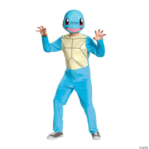 Pokemon Kids Squirtle Costume, Children's Classic Character Outfit