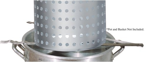 NEW King Kooker 00068 V-Shaped Stainless Steel Strainer Rack