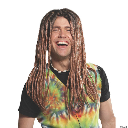 Dreadlock Blonde & Brown Wig Costume - One Size Fits Most