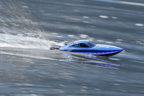 HRP Rage R/C Lightwave Electric Micro Rtr Boat; Blue