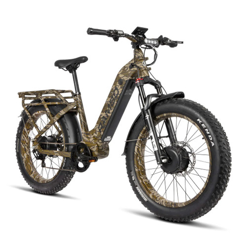 Rambobikes Krusader 3.0 All Wheel Drive Mossy Oak Bottomland Electric Bike