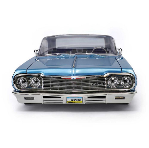 Redcat SixtyFour RC Car 1:10 1964 Chevrolet Impala Hopping Lowrider, Blue/White