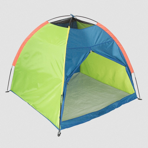 Pacific Play Tents Primary Play Tent 48" x 48" x 40" Green/Blue Indoor/Outdoor
