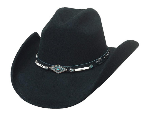 Bullhide Hats 0668Bl American Frontier Collection Mojave Large Black Cowboy Hat